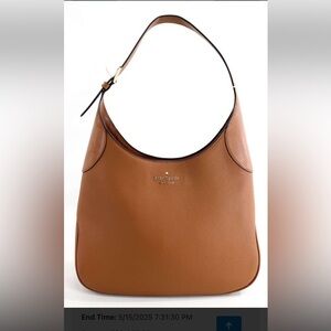 COPY - Kate Spade Brown Astor Hobo Bag with Crescent Silhouette